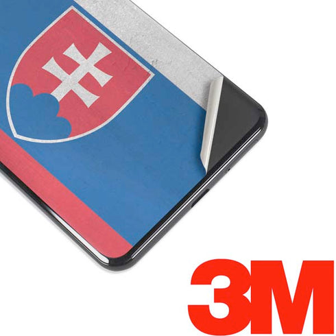 Slovakia Flag Distressed Google Pixel 3 XL Skin